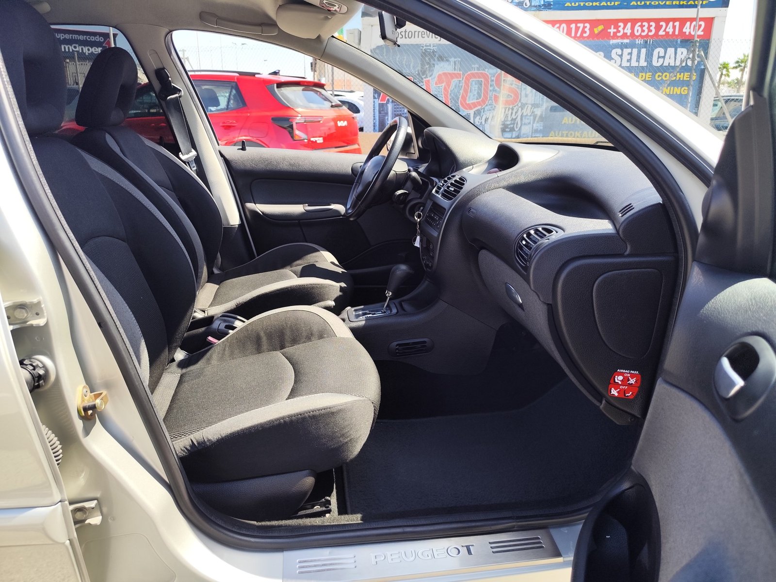 PEUGEOT 206 1.6 GASOLINA 110 CV 107.000 KM 2006 AUTOMATICO