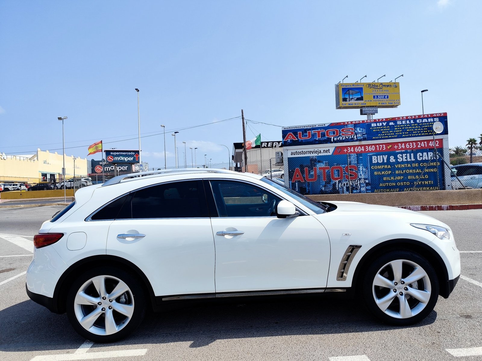 INFINITI QX70 3.0 DIESEL 238 CV 2014 186.000 KM AUTOMATICO