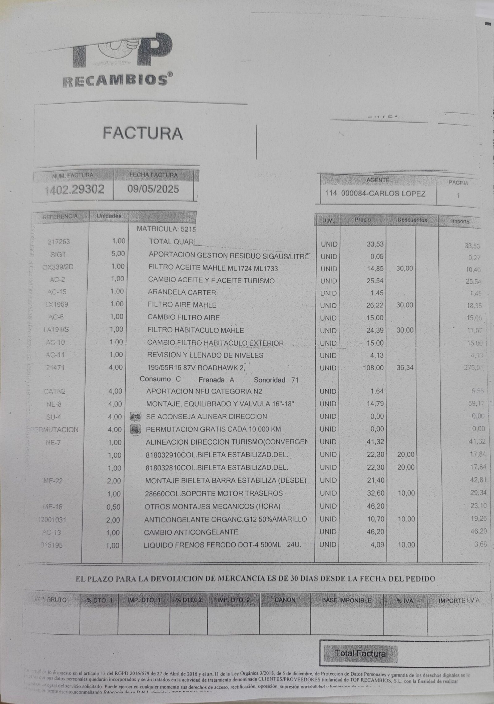 PEUGEOT 207 1.6 GASOLINA 120 CV 122.000 KM 2009 AUTOMATICO