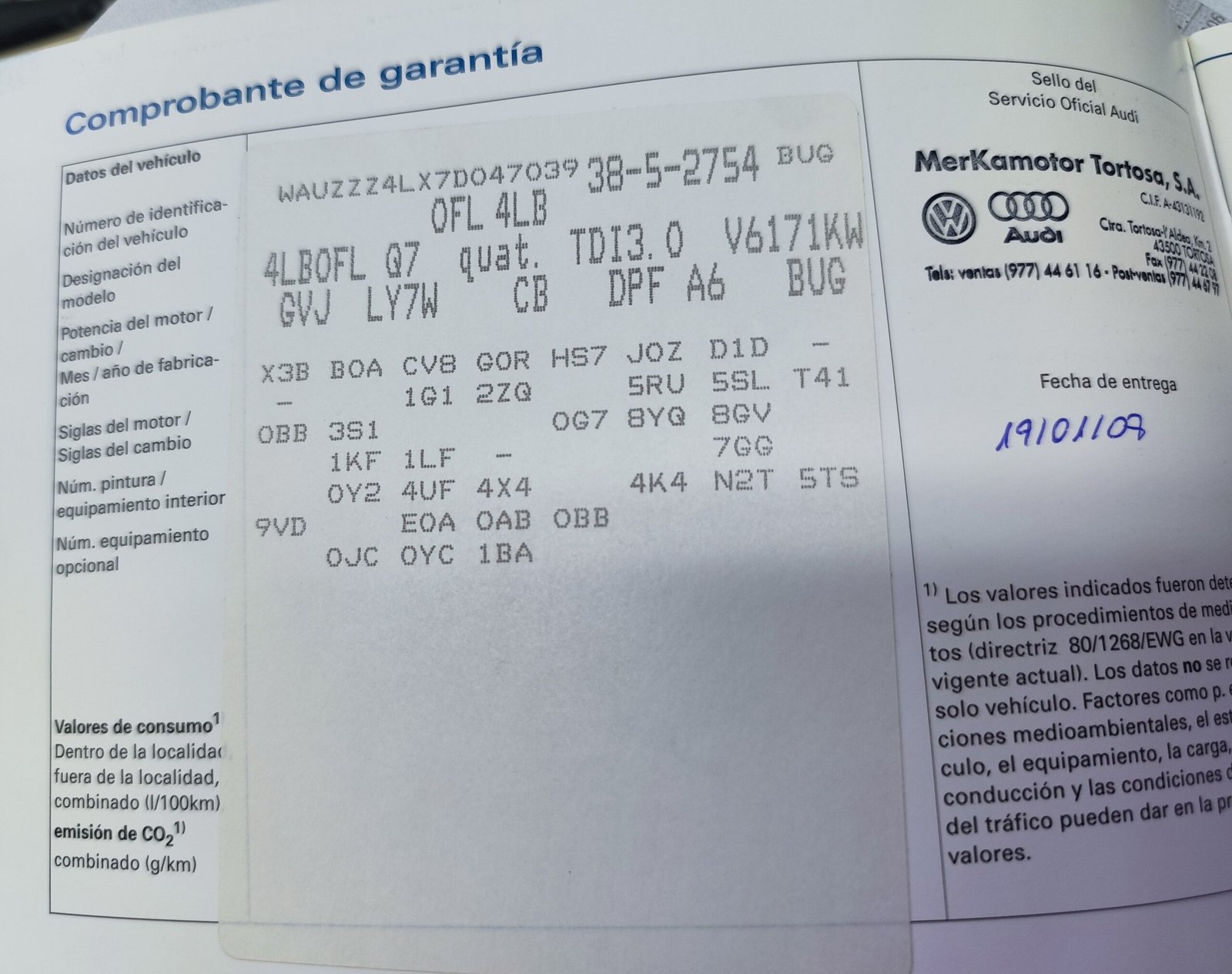 AUDI Q-7 V6 3.0 DIESEL QUATTRO 232 CV 2007 147.000 KM  7 PLAZAS AUTOMATICO