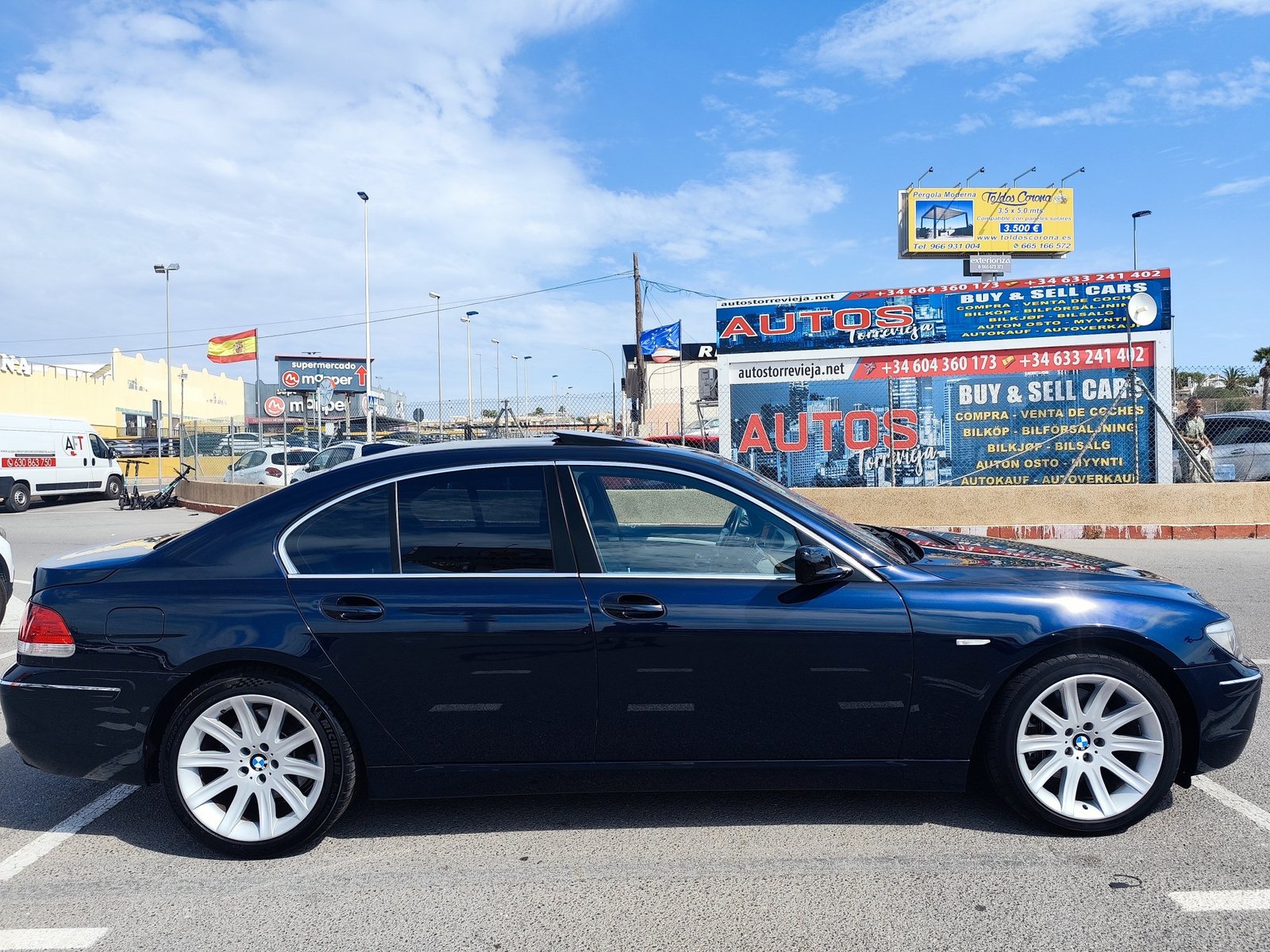 BMW 740i V8 4.0 GASOLINA 306 CV 2007 230.000 KM AUTOMATICO