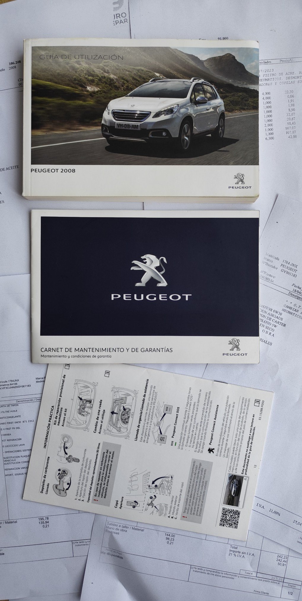 PEUGEOT 2008 1.2 GASOLINA 110 CV 126.000 KM 2016 MANUAL