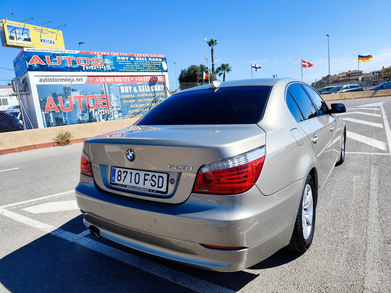 BMW 523i 2.5 GASOLINA 190 CV 160.000 KM 2007 AUTOMATICO