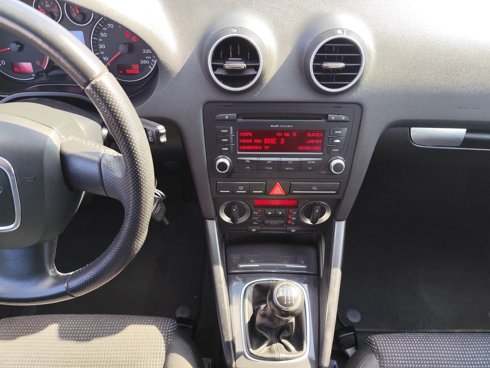 AUDI A-3 1.6 GASOLINA 115 CV 155.000 KM 2007 MANUAL