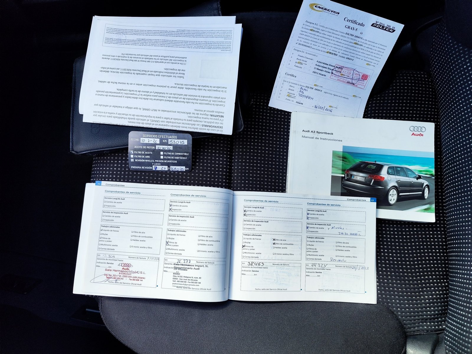 AUDI A-3 1.6 GASOLINA 115 CV 155.000 KM 2007 MANUAL