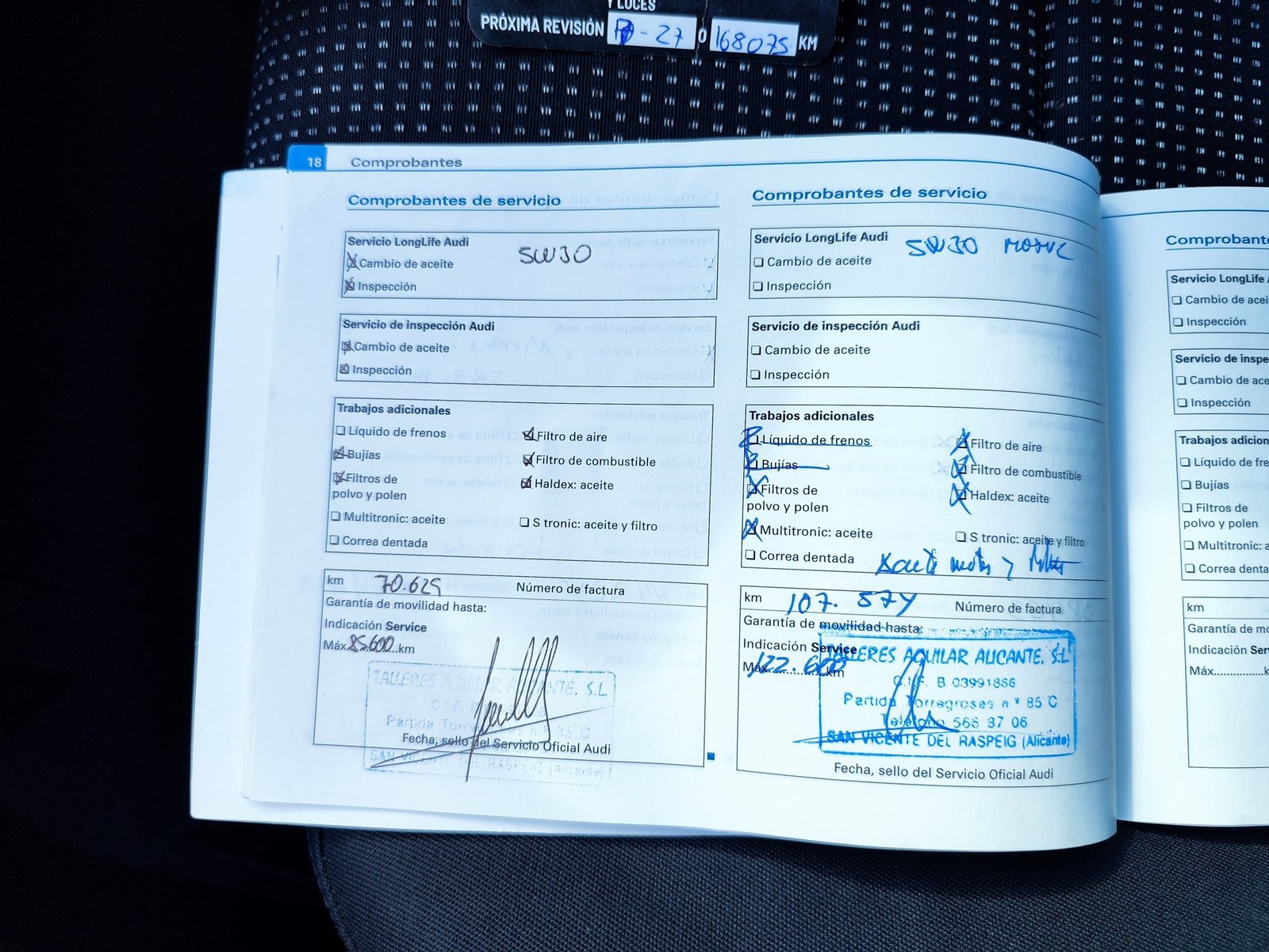 AUDI A-3 1.6 GASOLINA 115 CV 155.000 KM 2007 MANUAL